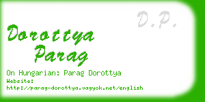 dorottya parag business card